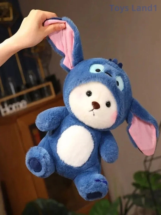 Yumshoq ayiqcha stich oyinchoq, bolalar va qizlar uchun sovg'a