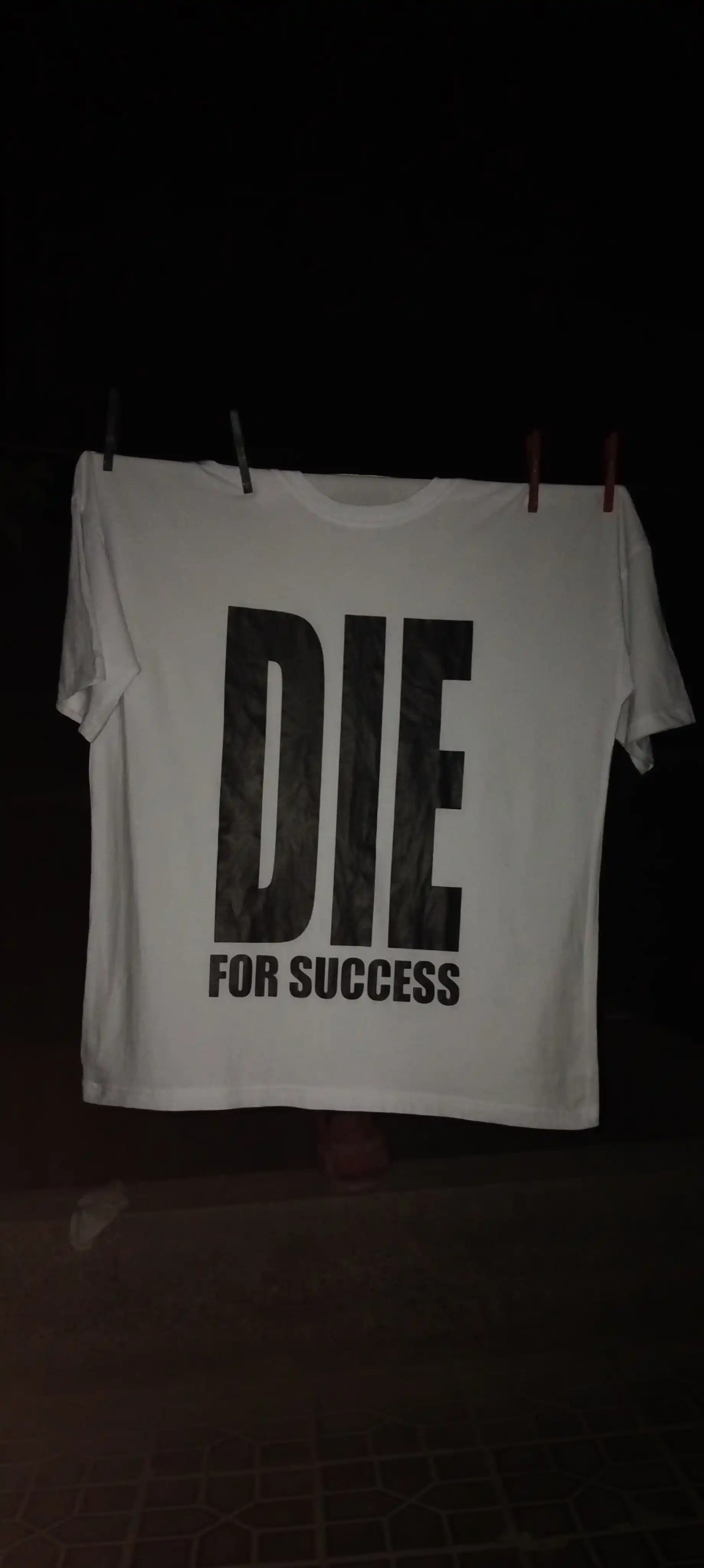 Futbolka oversize erkaklar va ayollar uchun "DIE For Success" Y2K