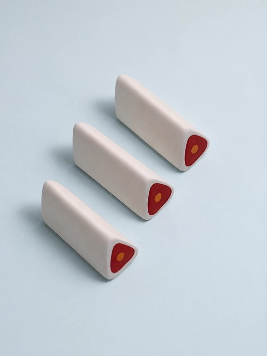 Набор ластиков Yalong ERASER (2+1 в подарок), мягкая стёрка для школы, 2 цвета