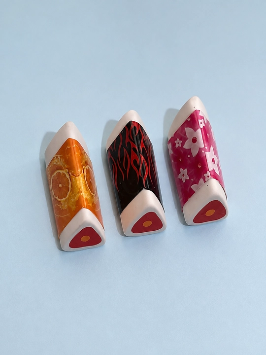 Набор ластиков Yalong ERASER (2+1 в подарок), мягкая стёрка для школы, 2 цвета