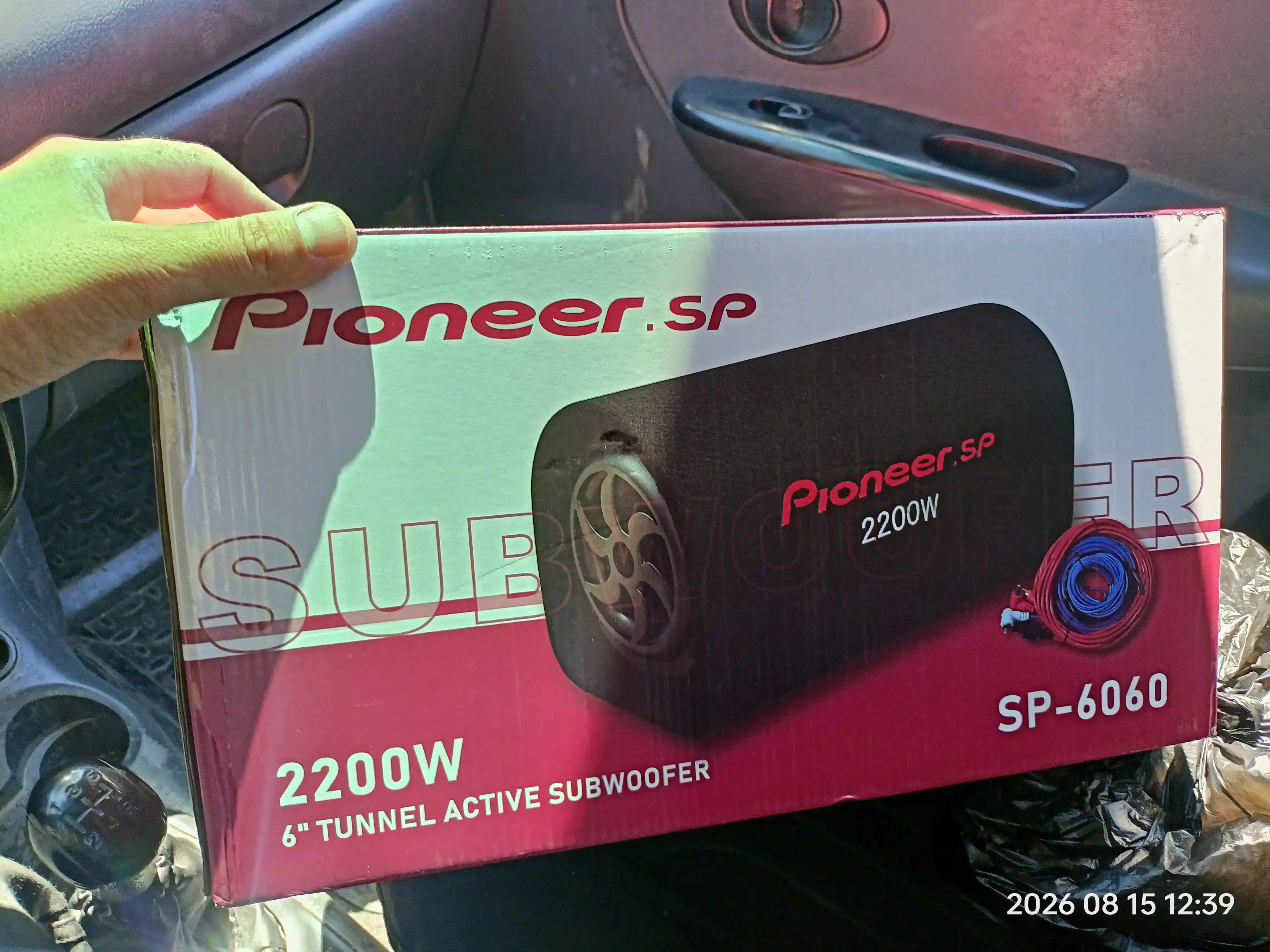 Sabvufer 3200W, Avtomobil uchun kuchli bass, 300W RMS, 4 Ohm