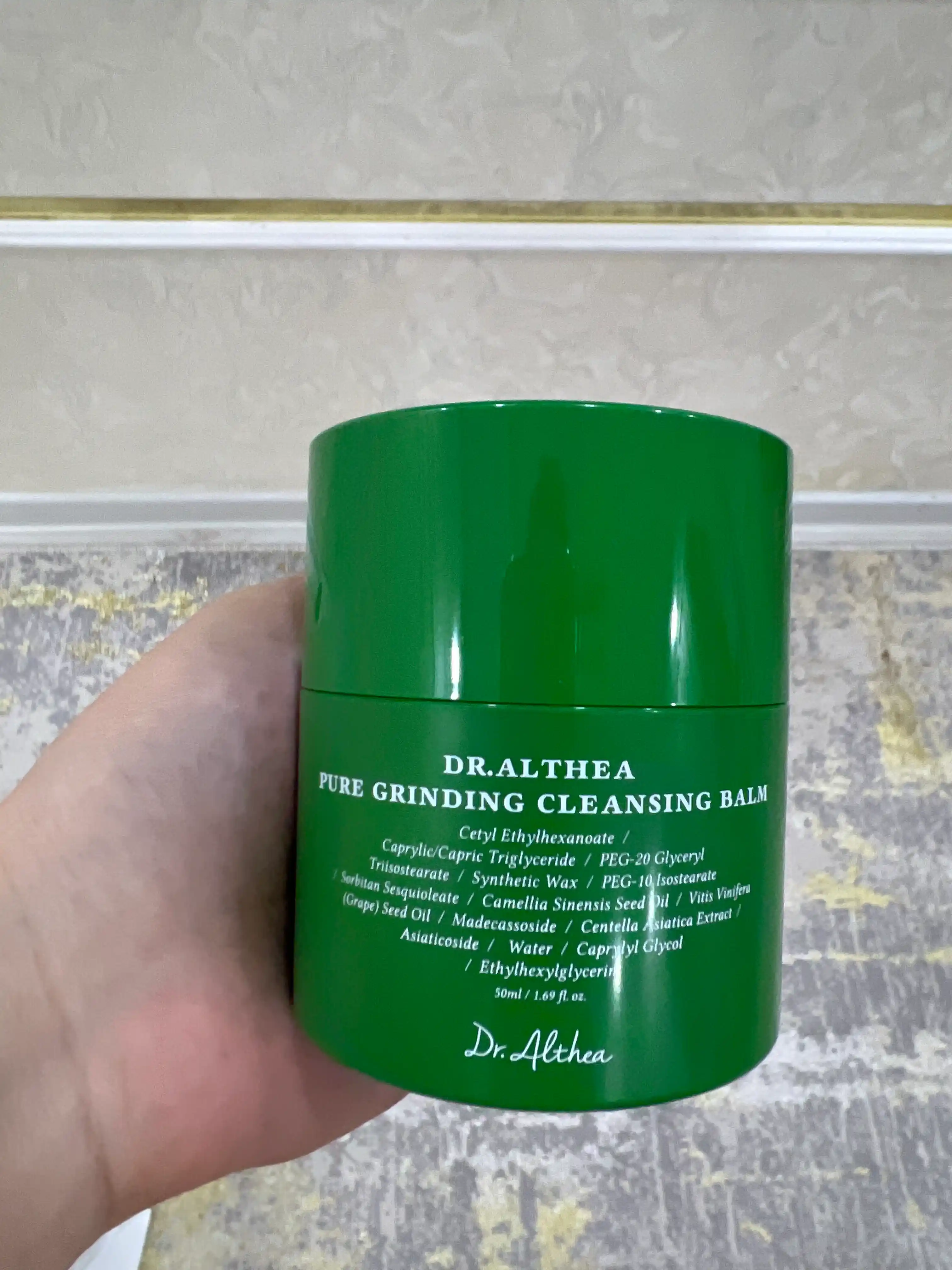 Dr.Althea Pure grinding Cleansing Balm makiyajni olib tashlash uchun sherbet, 50ml