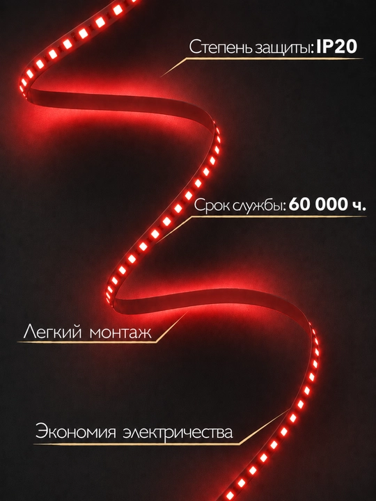 Avtomobil uchun LED lenta, 90 sm — salon va tashqi bezak uchun, ko‘p rangli yoritgich