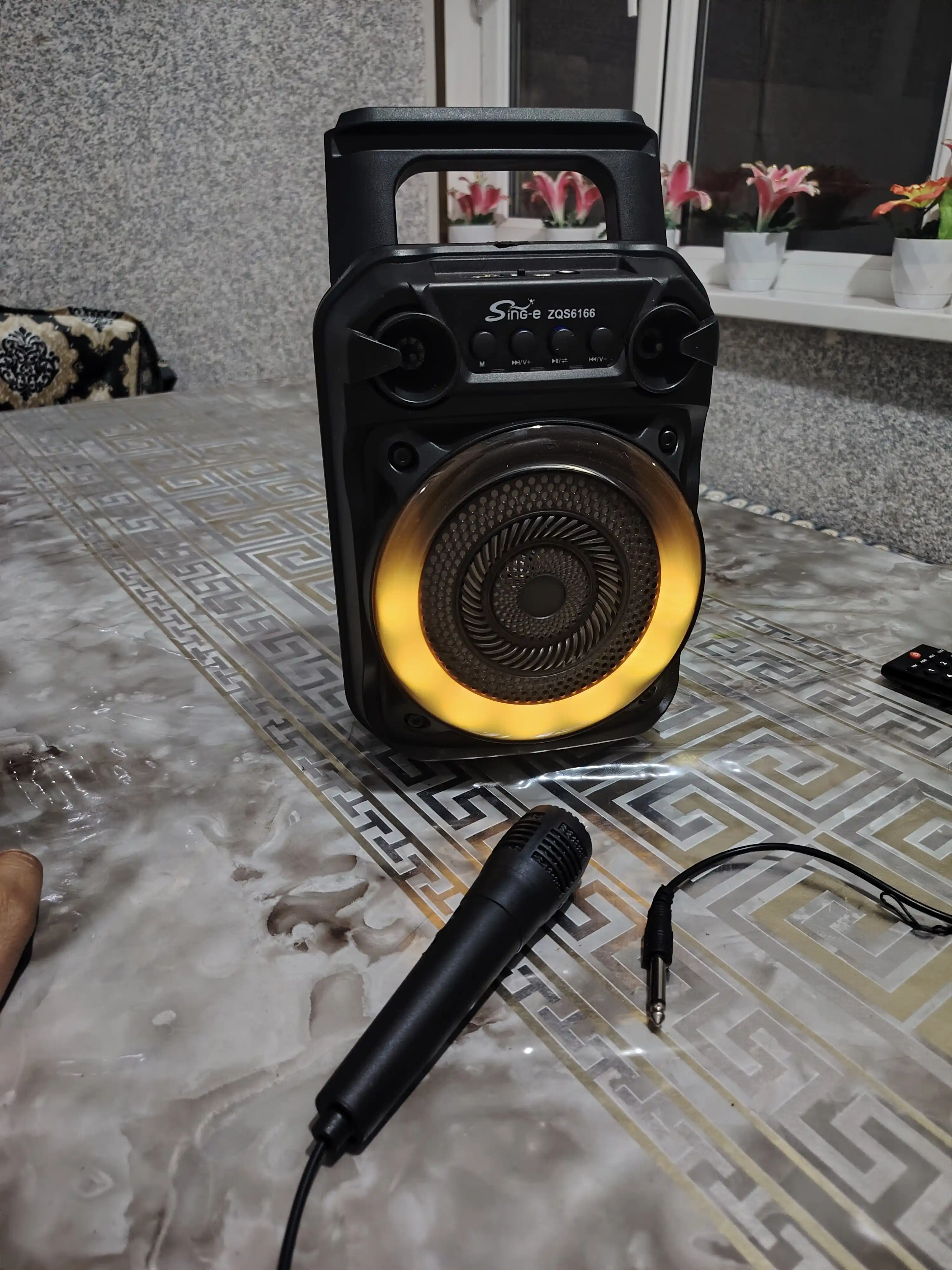 Karaoke kolonka Bluetooth ZQS 6166, 14100 + mikrofon