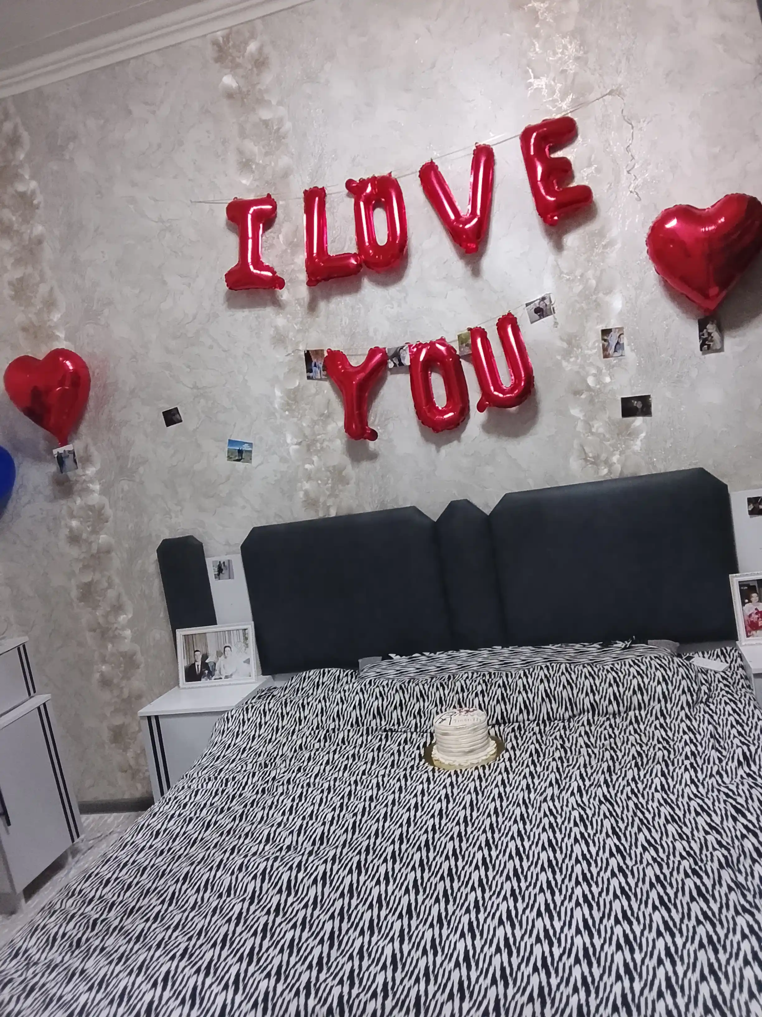 Воздушный шар с надписью "I Love You"