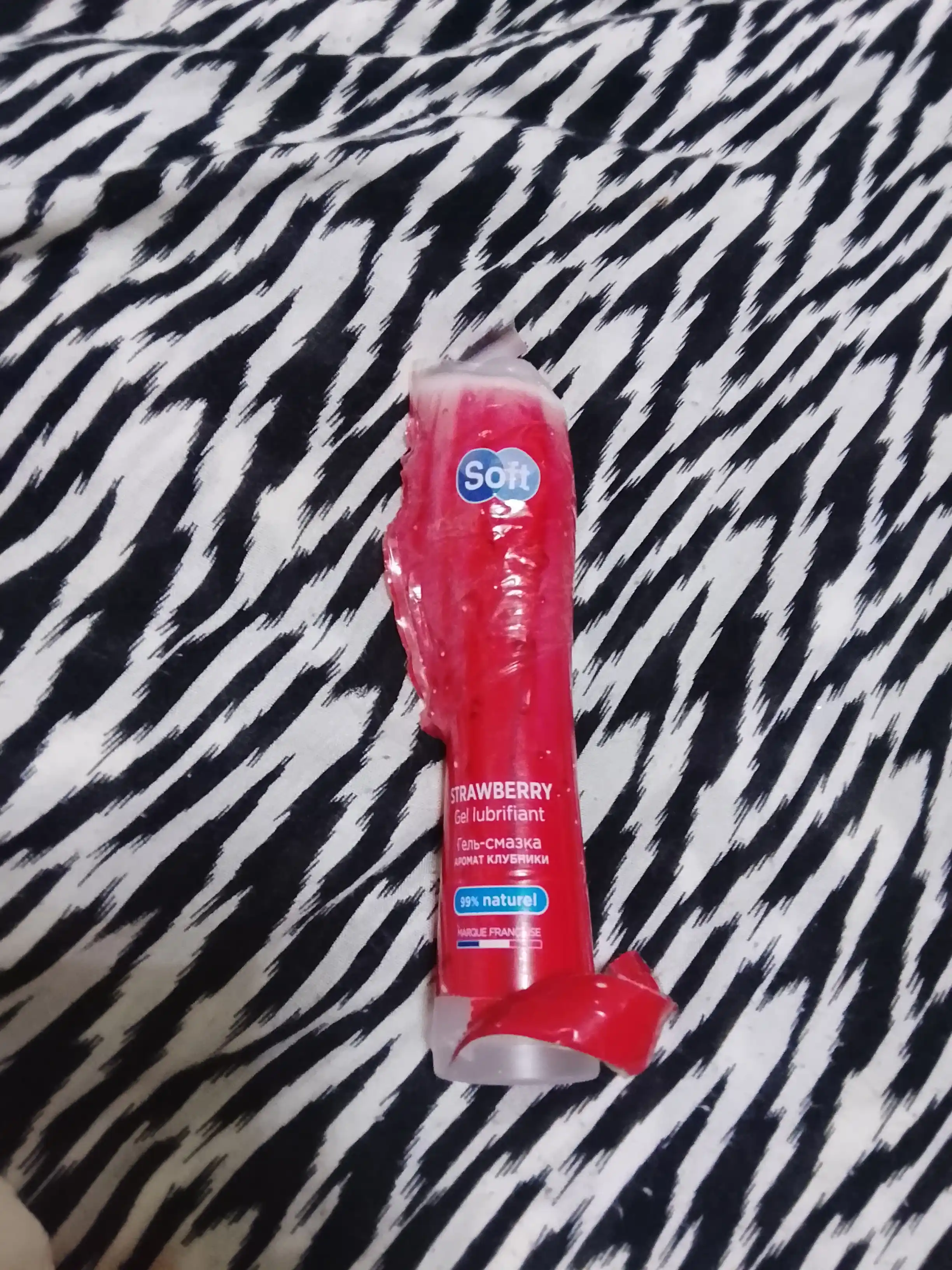 Лубрикант гель для интимной гигиены Soft Strawberry, аромат клубники, 80 мл