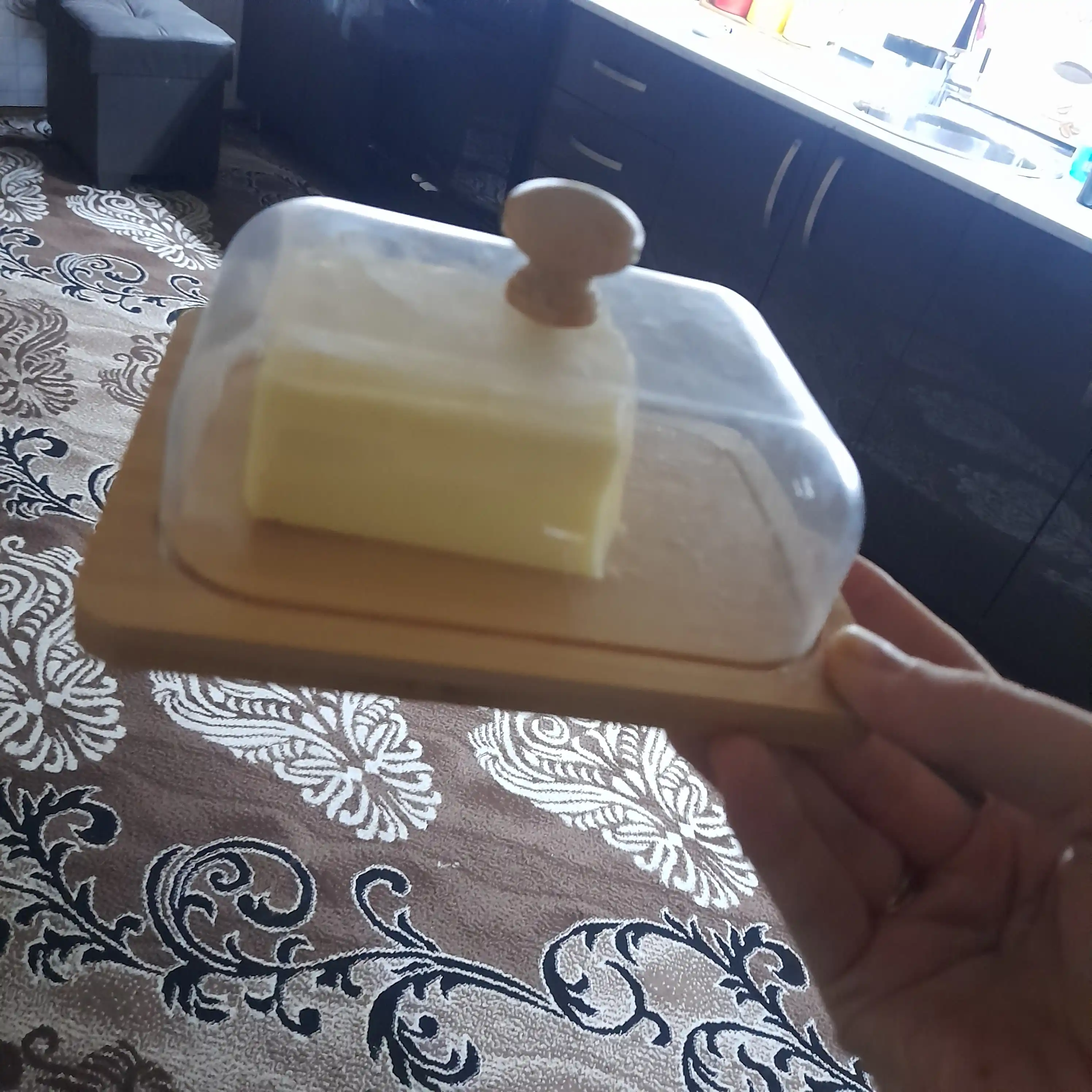 Масленка для масла с крышкой
