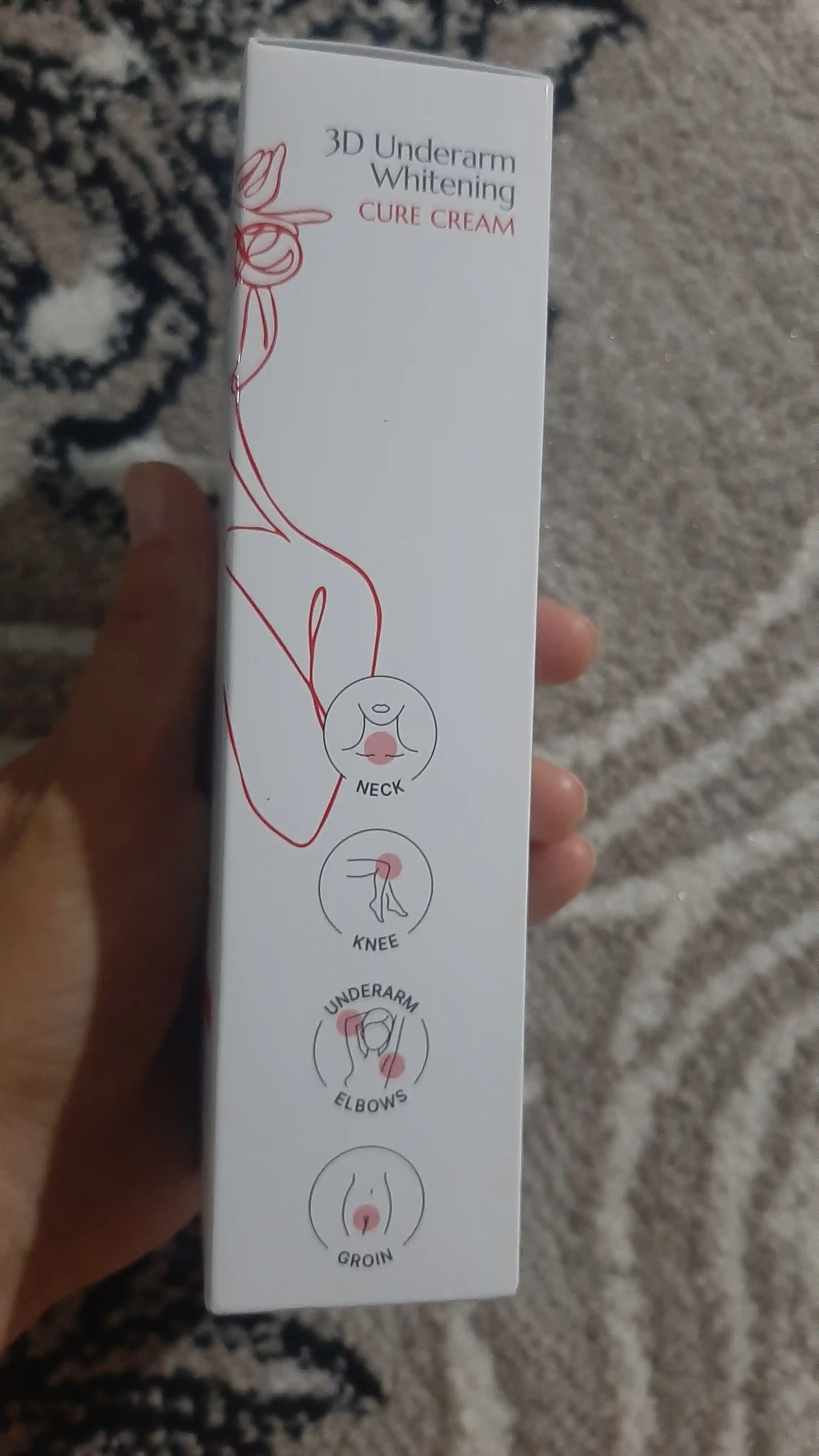 BEAUTE 3D Underarm Whitening Cure Cream отбеливающий и увлажняющий крем, 100 мл