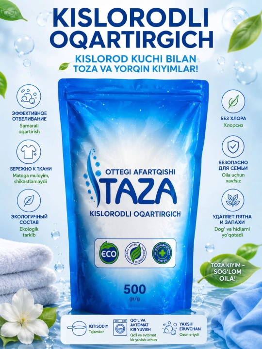 TAZA kislorodli oqartirgich — 500 g