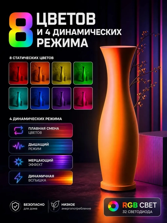RGB видеосвет LED портативный свет для блогеров  съемки фото, видео, камера, телефон, свет