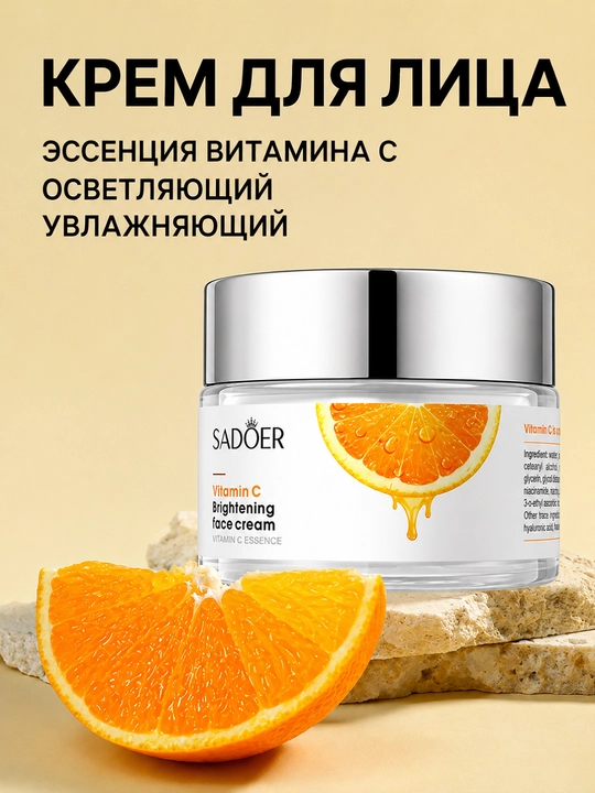 SADOER Vitamin C Brightening Face Cream — крем для лица с витамином C
