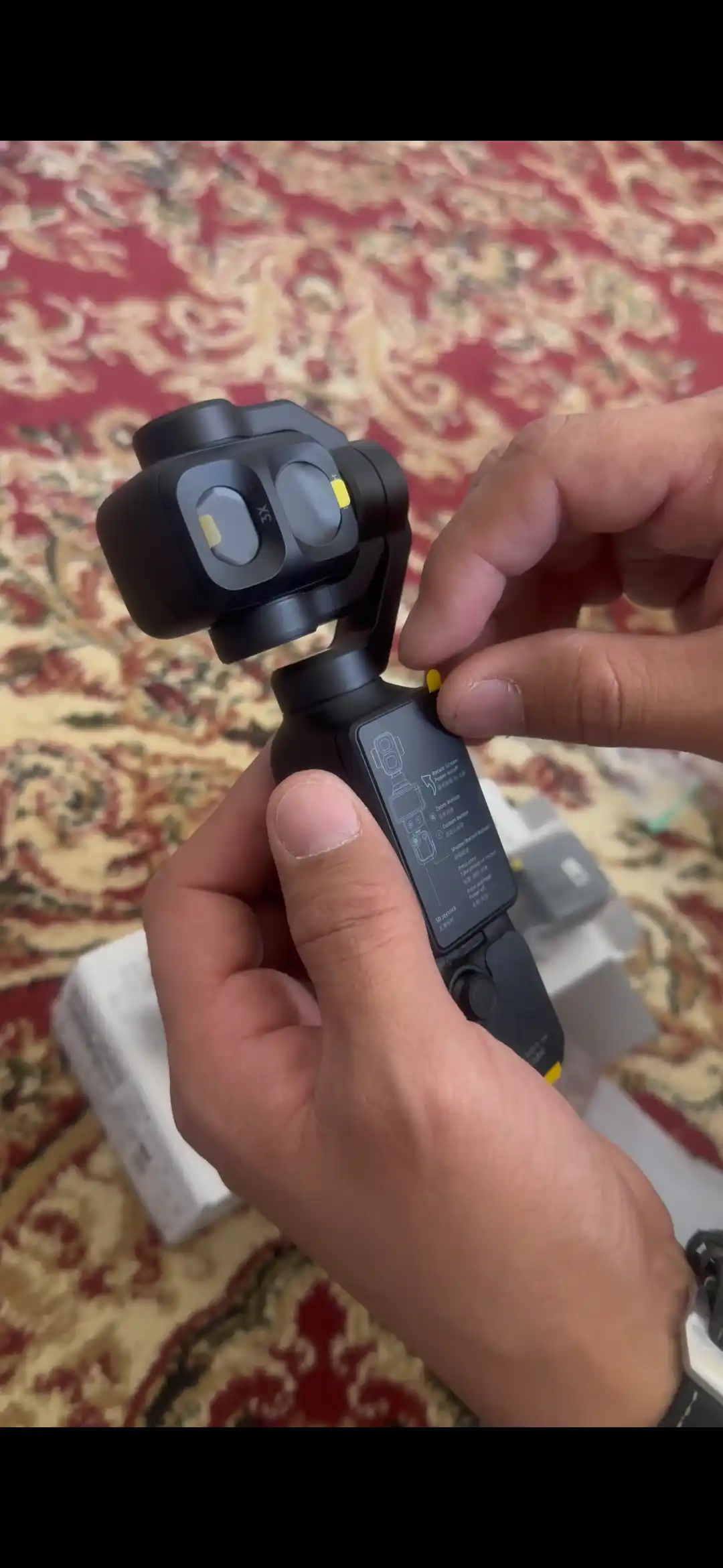 DJI Osmo Pocket 4P Standard Combo, 4K видеокамера, стабилизатор, для влогов и съемки