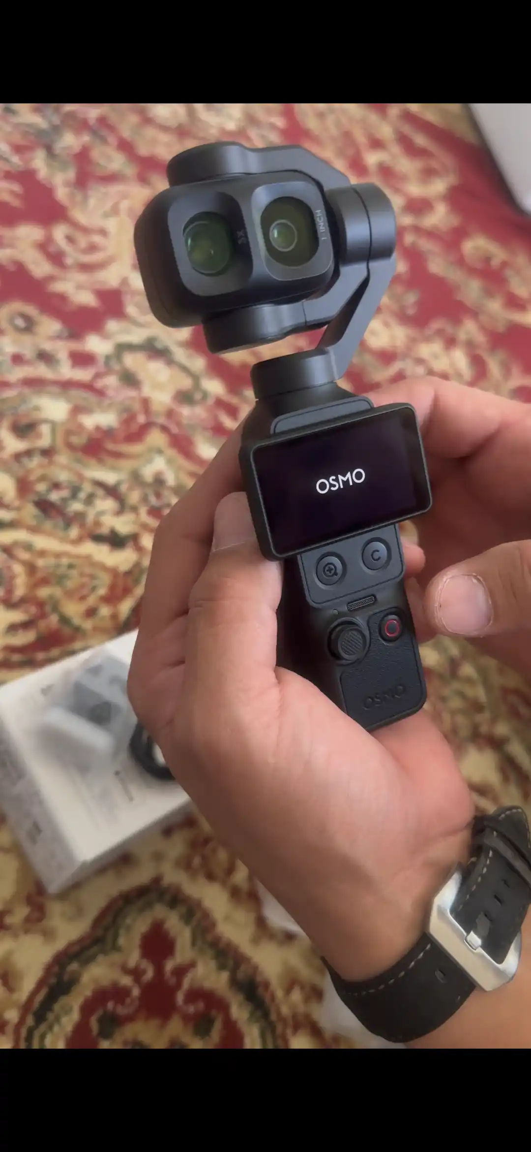 DJI Osmo Pocket 4P Standard Combo, 4K видеокамера, стабилизатор, для влогов и съемки
