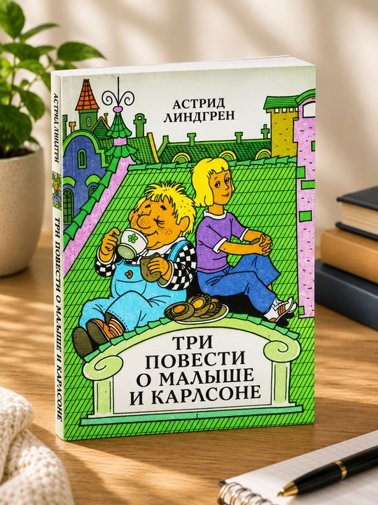 Astrid Lindgren. Tri povesti o Malyshe i Karlsone - 