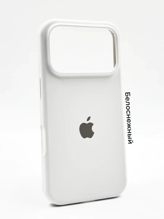 IPhone X, XS dan 17 Pro Max gacha logotipi tushirilgan silikon g‘ilof, 1.5 mm bortik