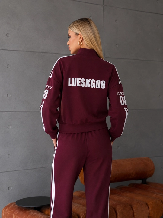 Ayollar sport kostyumi dvoyka, 2 qismli, kuzgi, zamonaviy, qulay va kundalik kiyim 48-50