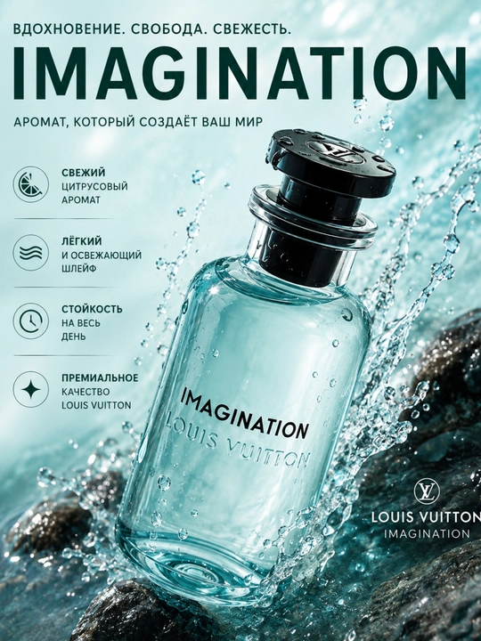 Мужской парфюм Louis Vuitton Imagination - 3, 5, 10, 100 мл - 