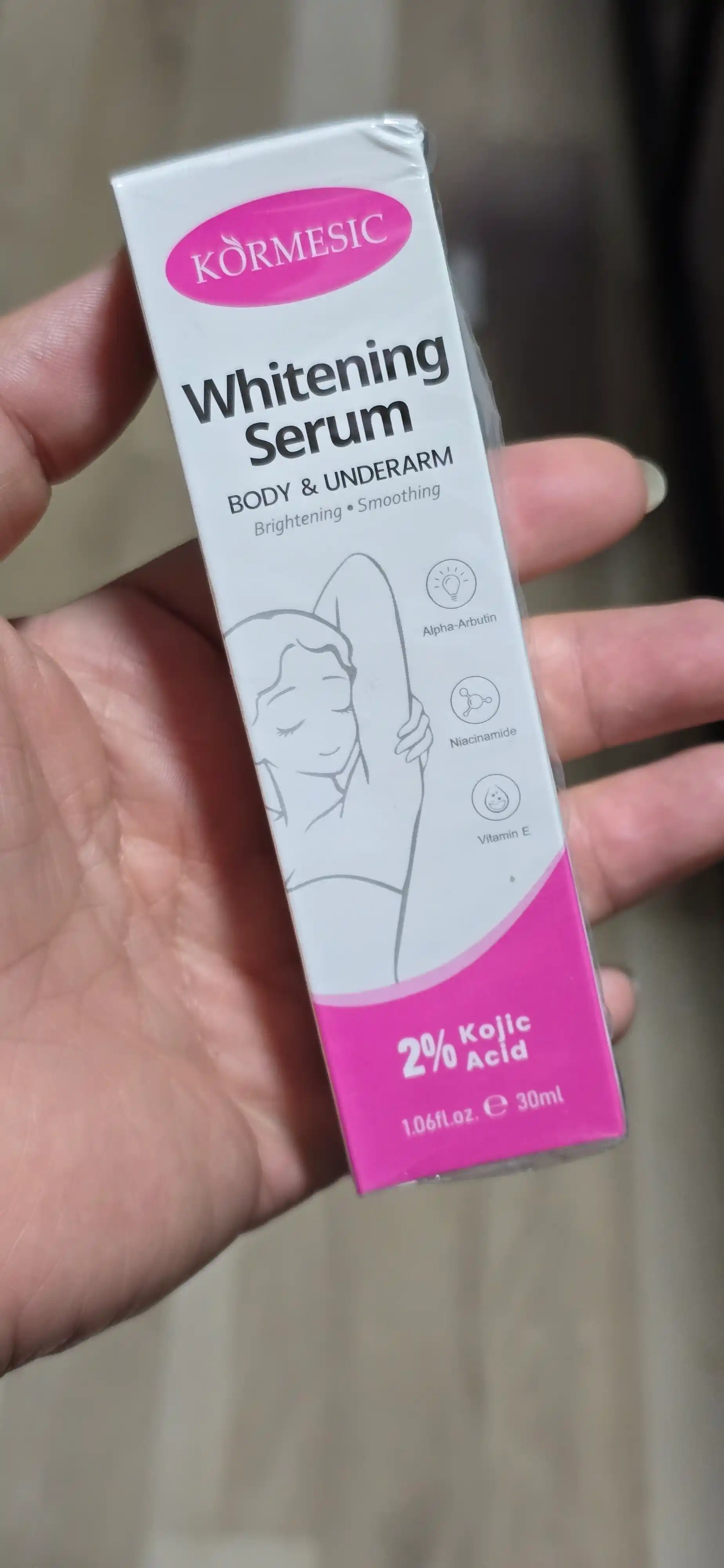 Oqartiruvchi sarum, terini ochartiruvchi sarum, qo'ltiq osti va intim uchun oqartiruvchi