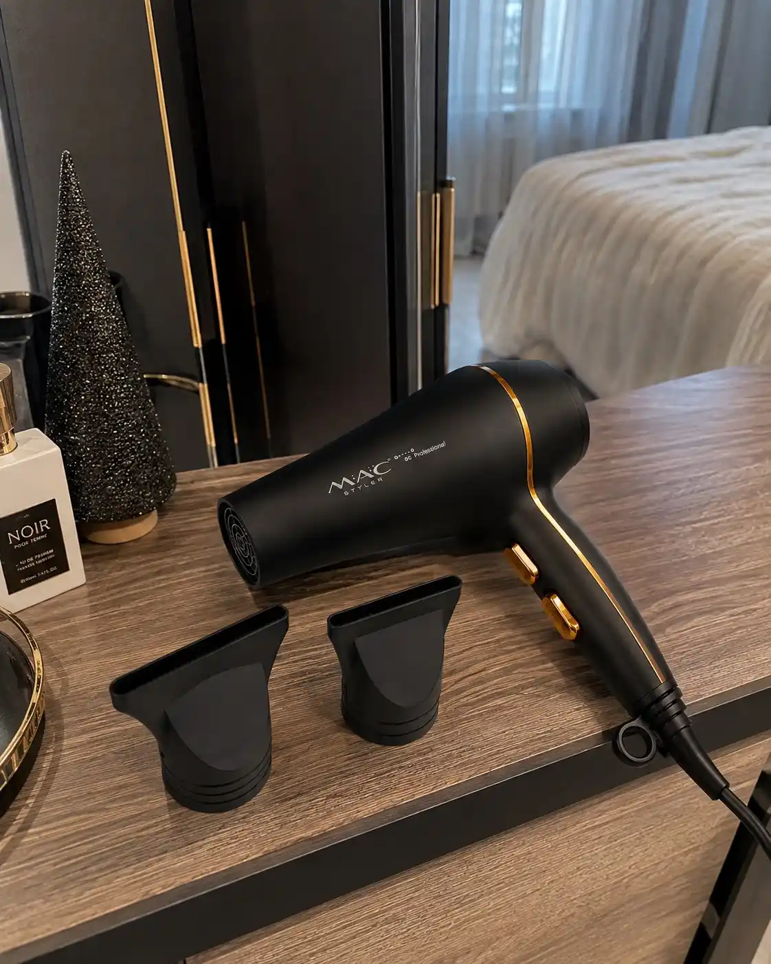Фен для волос MAC Styler Professional 2200 Вт, 2 скорости, 2 температуры, холодный воздух