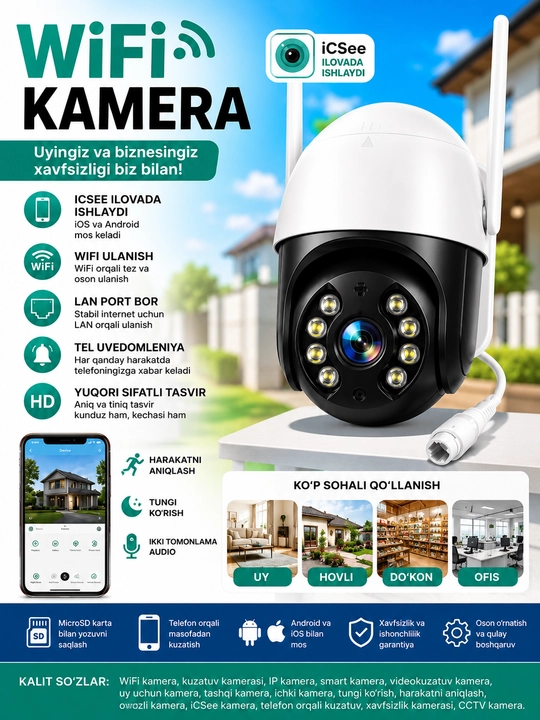 Wi-Fi Smart камера - 