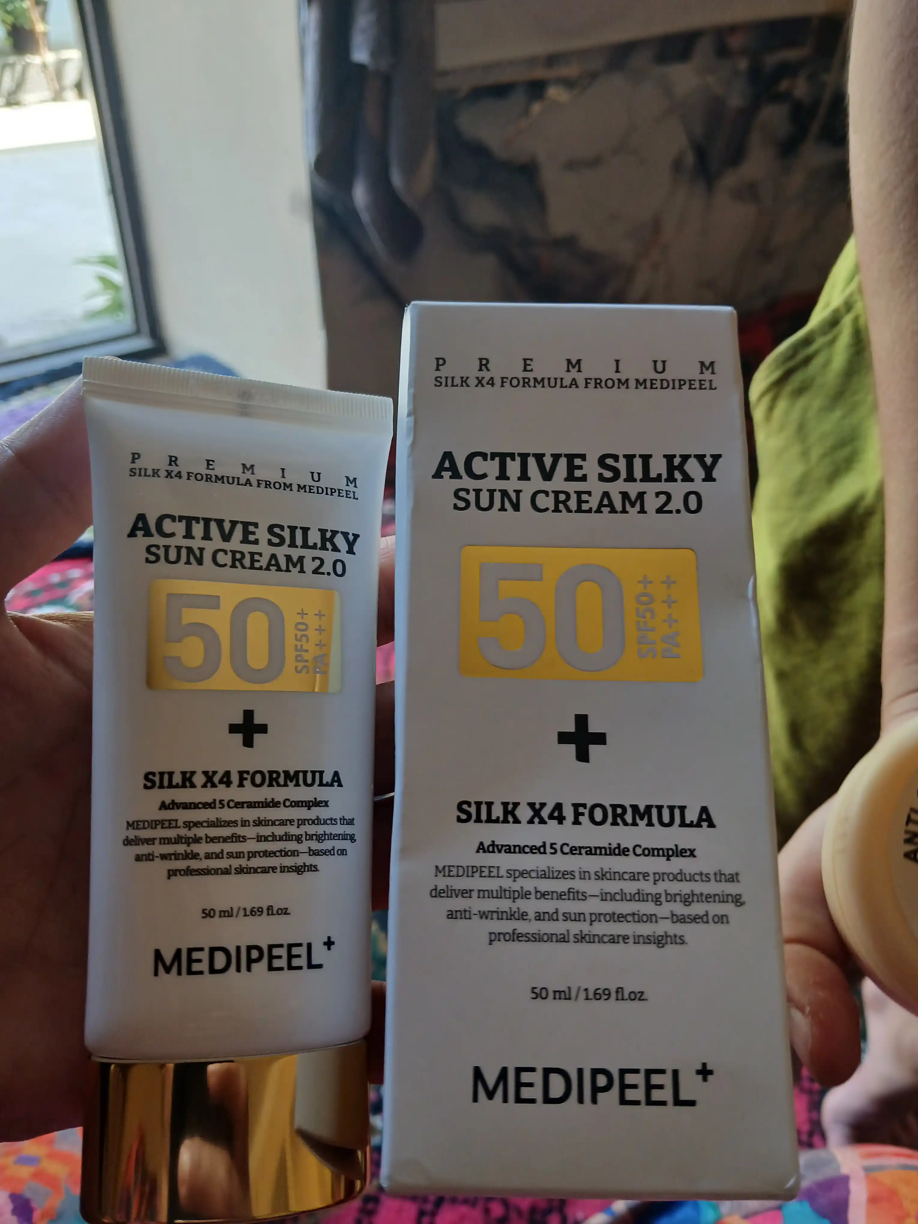 Quyoshdan himoya qiluvchi yuz kremi MEDI-PEEL Active Silky Sun Cream SPF 50+, 50 ml