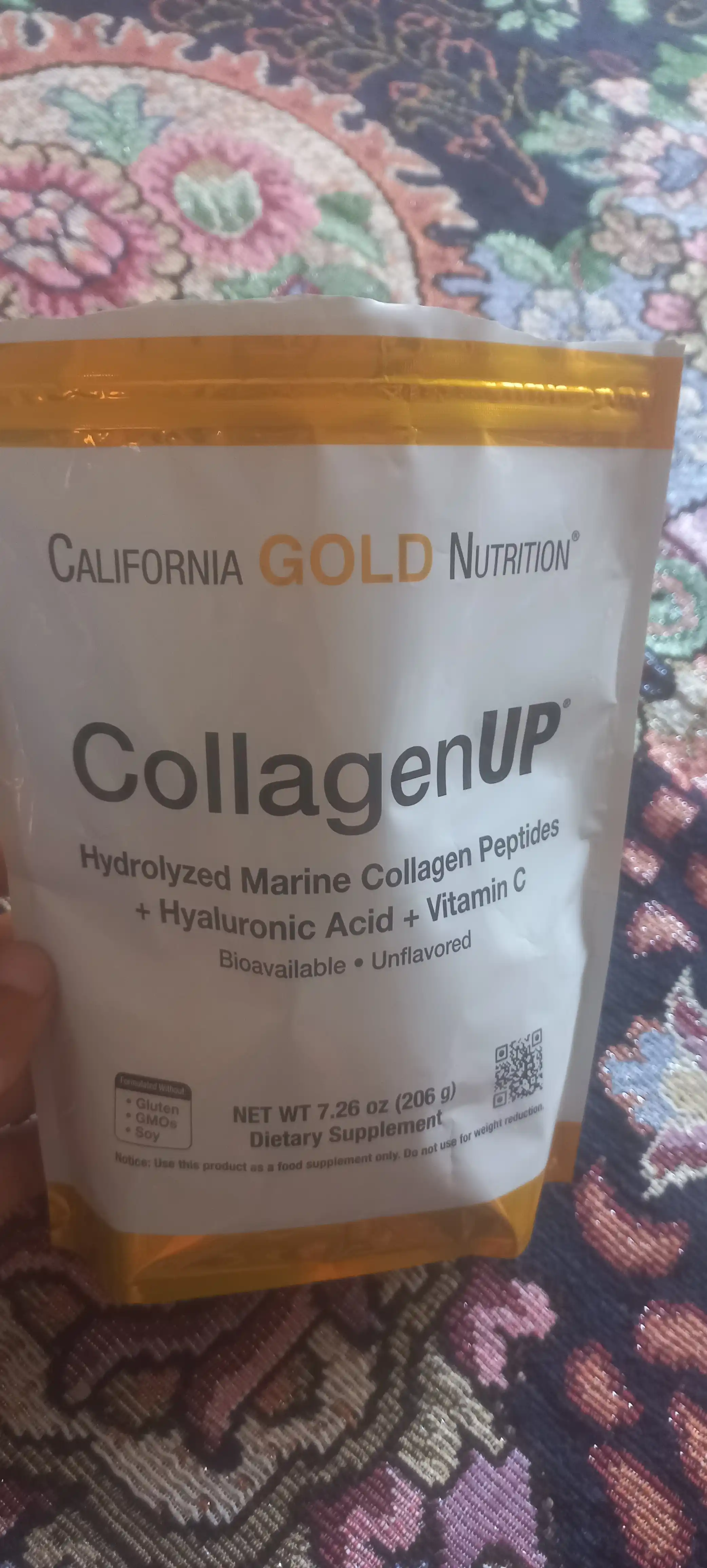California Gold Nutrition, CollagenUP®, Коллаген с нейтральным вкусом, 206 г