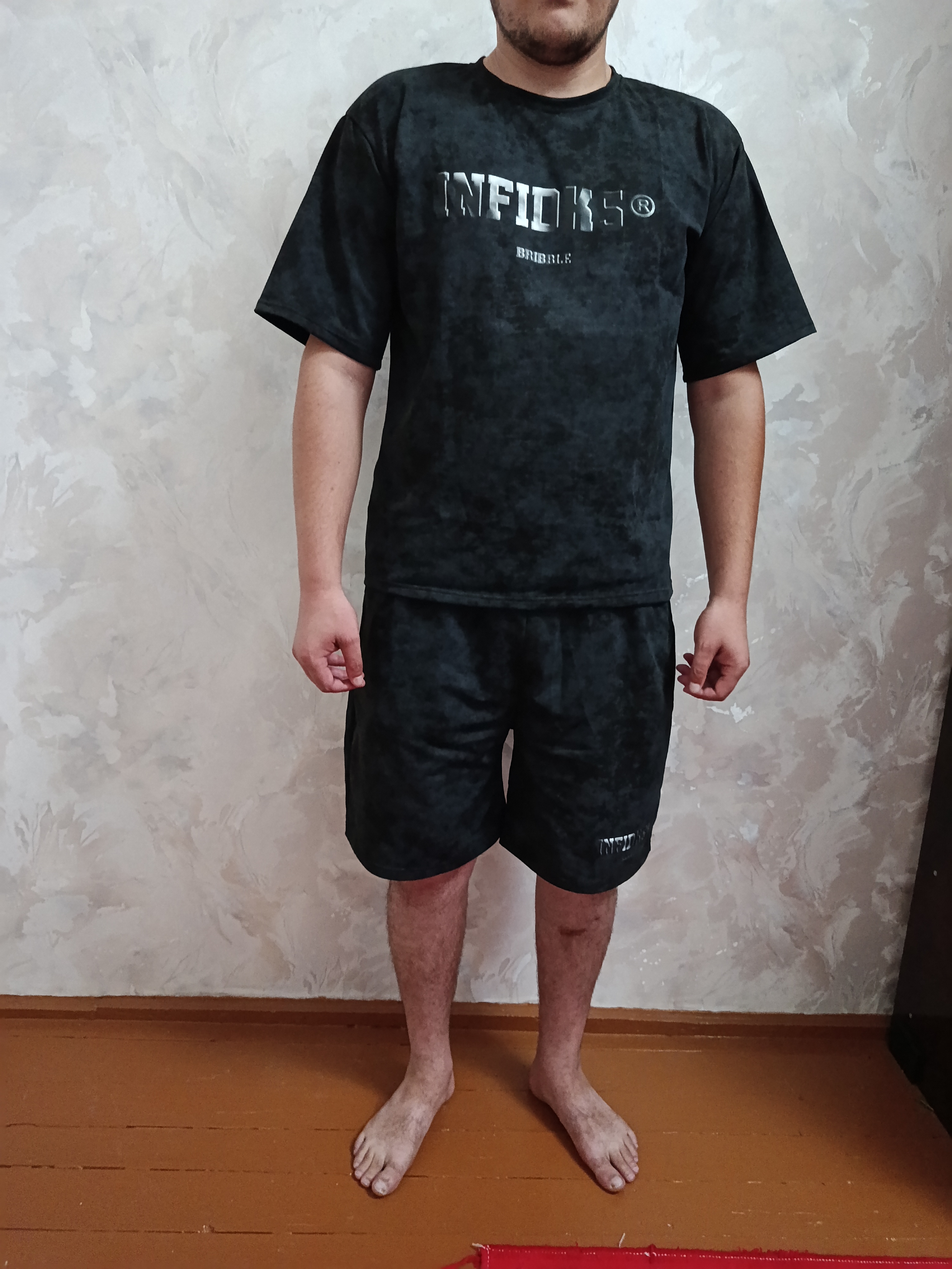 Мужской и женскый спортивный комплект, футболка и шорт, M-4XL