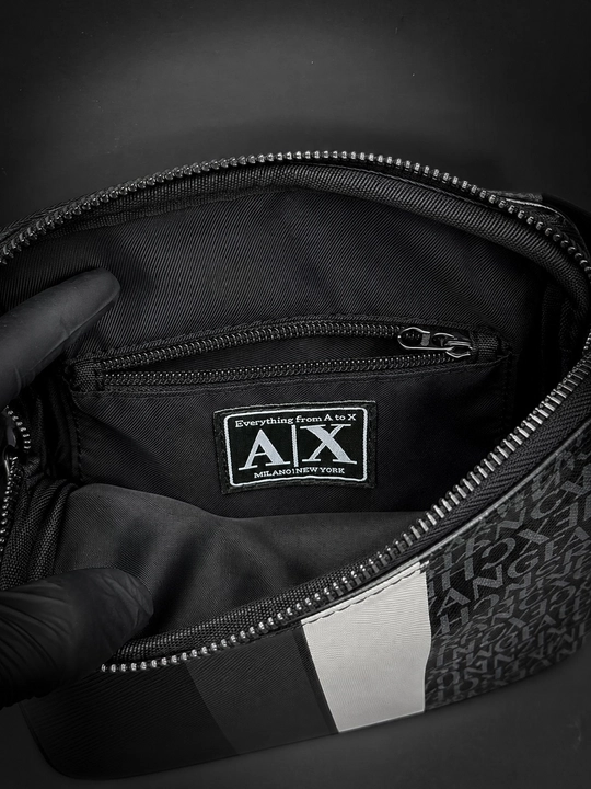 Мужская сумка через плечо Armani барсетка для документов