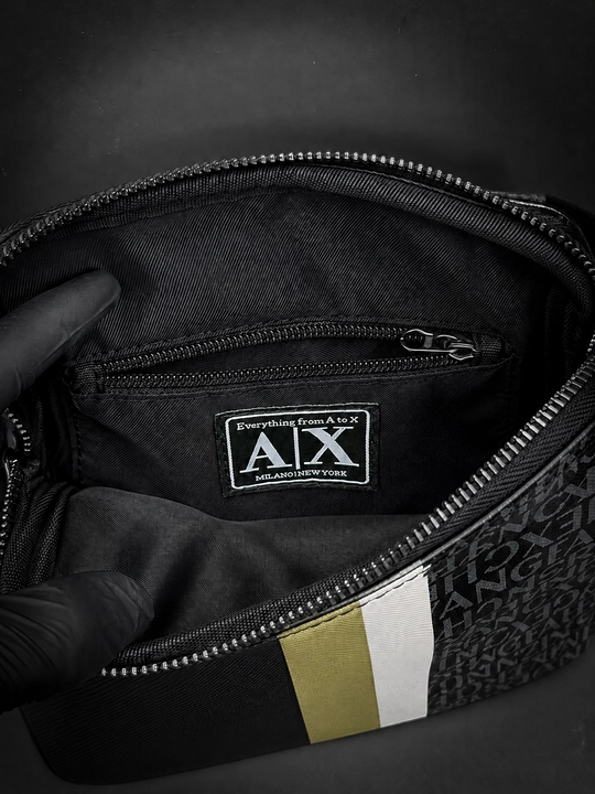 Мужская сумка через плечо Armani барсетка для документов