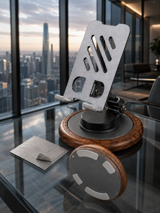 Настольная подставка для телефона, поворотная на 360°, с регулировкой угла
