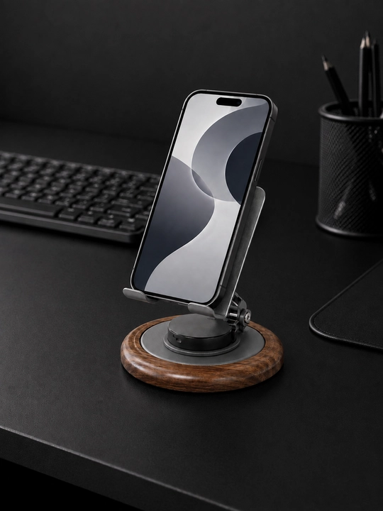 Настольный держатель для телефона, вращение 360°, складной и регулируемый