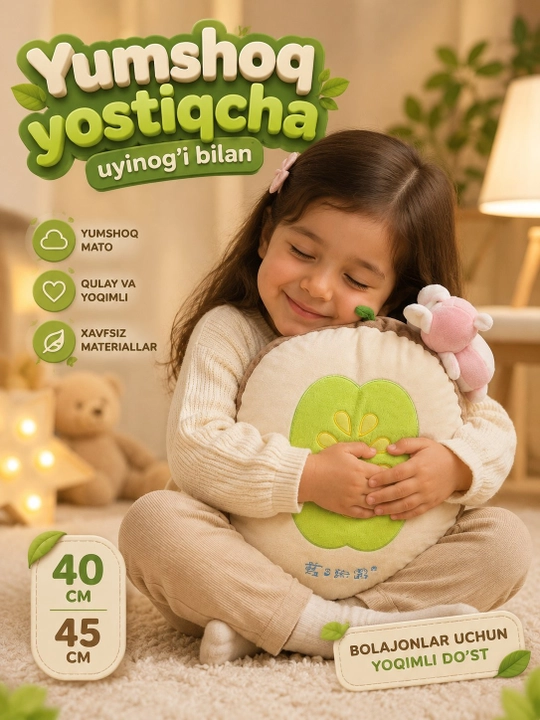 Yumshoq o‘yinchoqlar — sovg‘a uchun eng to‘g‘ri tanlov