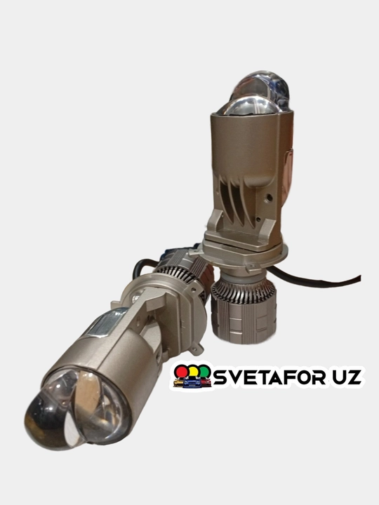 Yoritgichlar led lampa A8 oq va sariq rangli,LED - lampalar H4 mini linzali avto