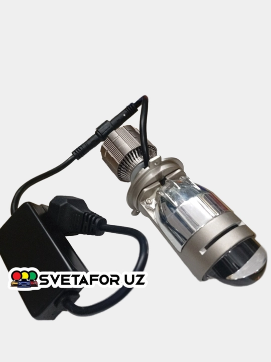 Yoritgichlar led lampa A8 oq va sariq rangli,LED - lampalar H4 mini linzali avto