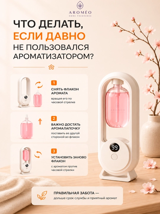 Uy uchun avtomatik havo tozalagich, aromatizator va 1 ta shisha sovg‘a sifatida