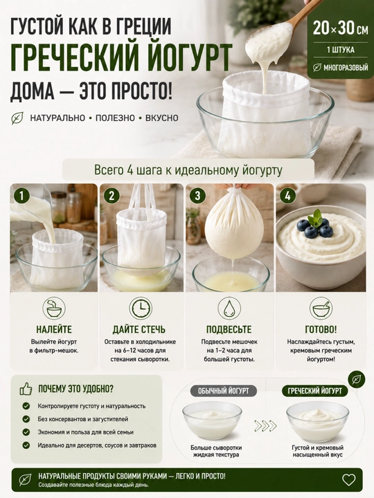 Нейлоновое сито для процеживания и отжима, многоразовый фильтр-мешок