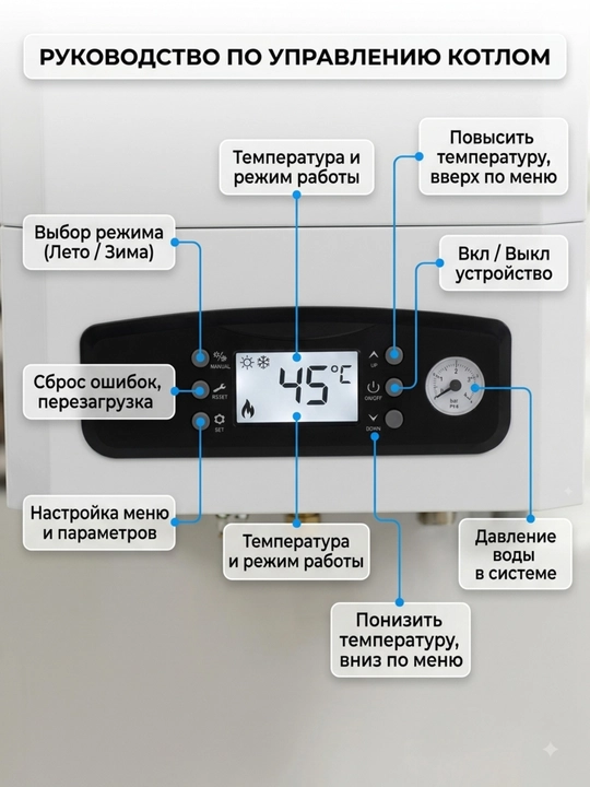 Один котел — две функции: отопление + горячее водоснабжение | SMGGood 18,24 кВт
