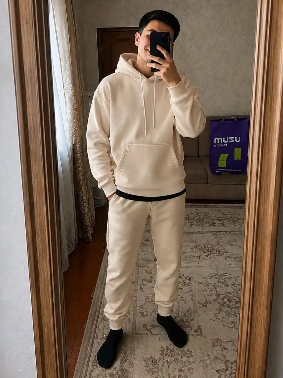 Мужской спортивный костюм Oversize Old Money — URBAN STYLE, унисекс, осень-зима-весна