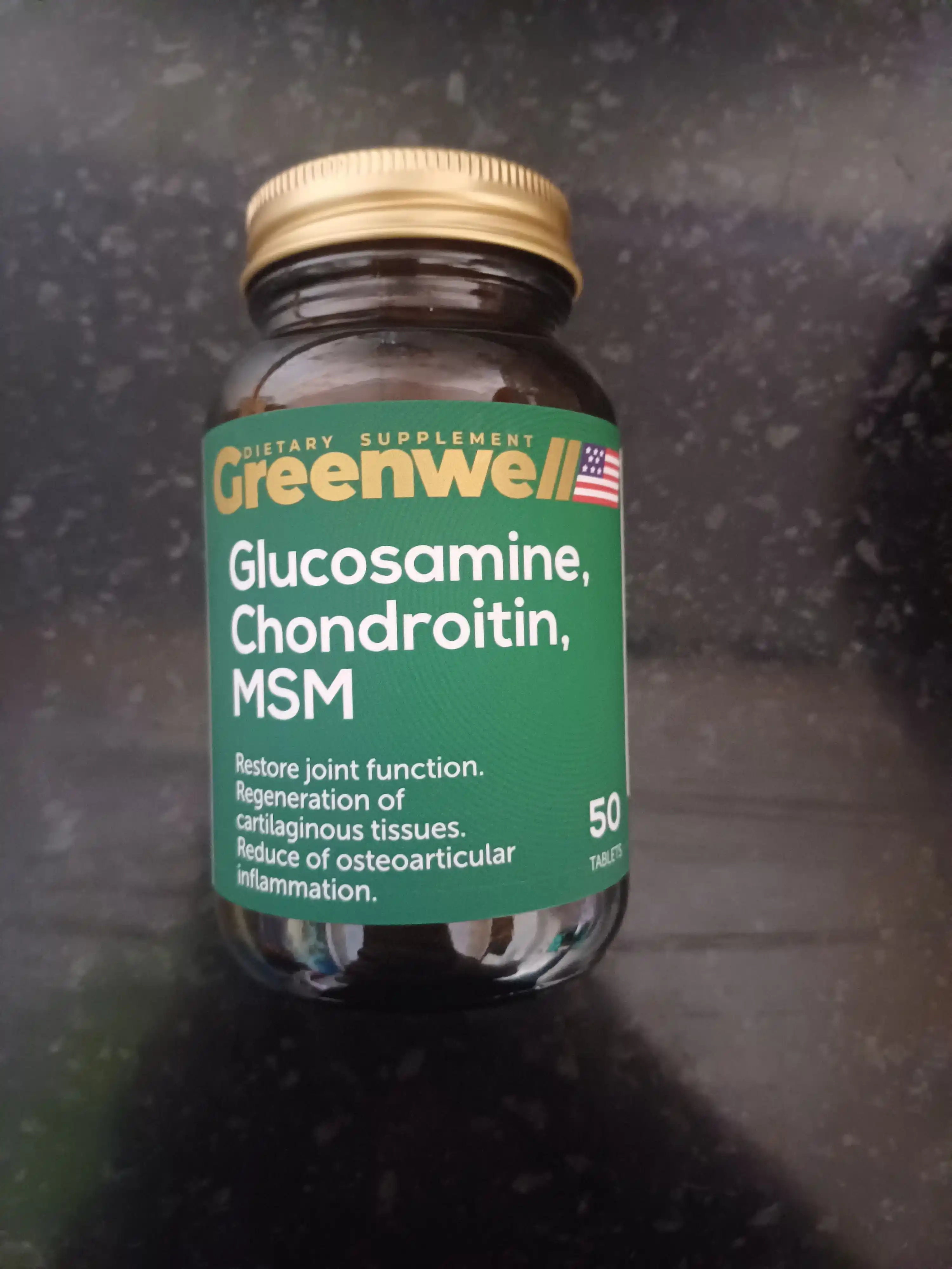 Greenwell Glucosamine, Chondroitin, MSM – здоровье суставов и подвижность