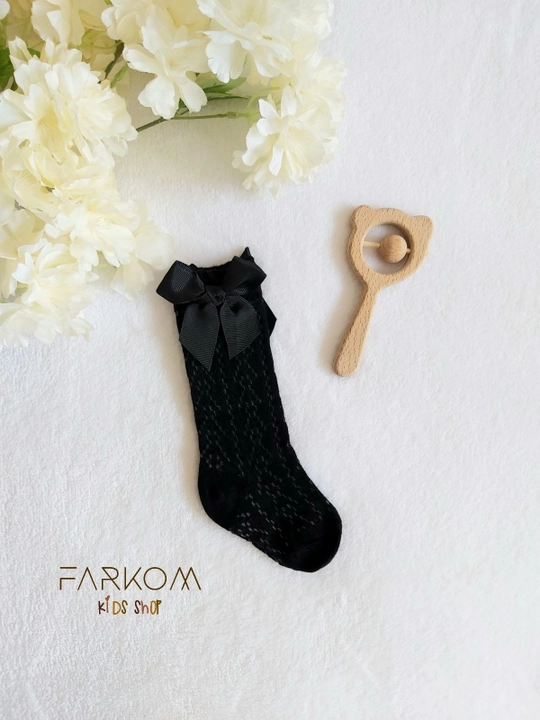 Гольфы для девочек с бантом - 