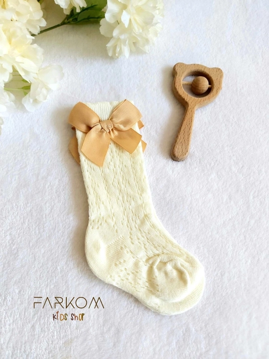 Гольфы для девочек с бантом