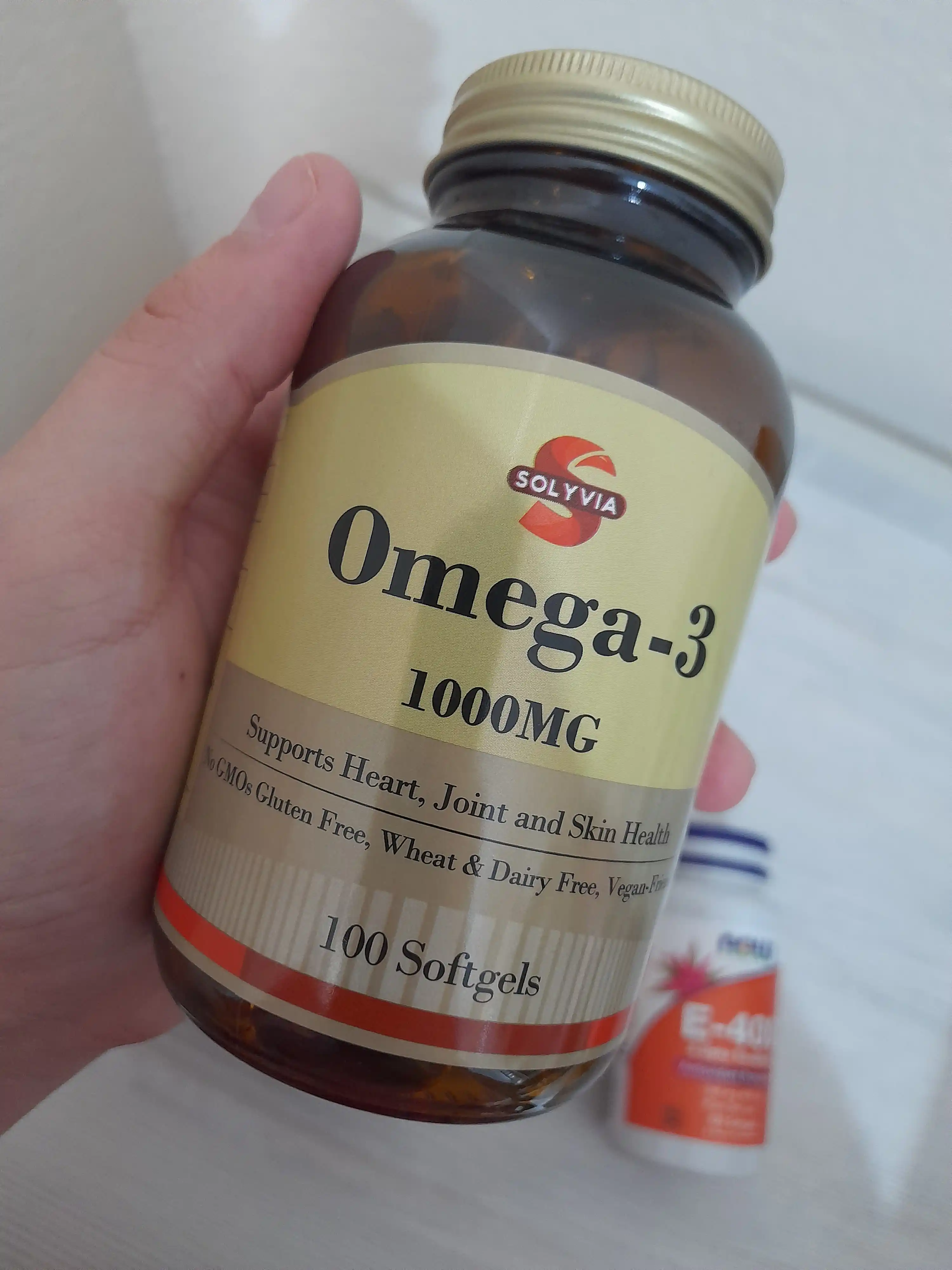Solyvia Omega-3 1000 mg — 100 ta yumshoq kapsula, yurak va miya uchun qo‘llab-quvvatlovchi