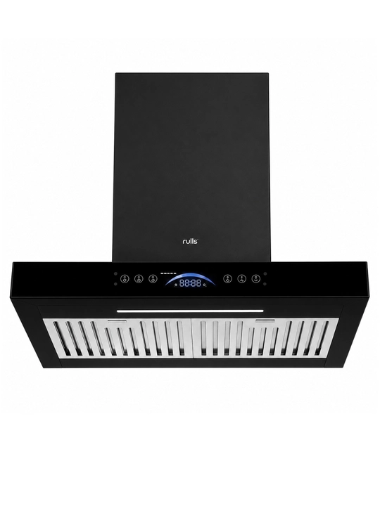 Кухонная вытяжка Rulls HTA602BL, сенсорное управление, LED-подсветка, 750 м³/ч