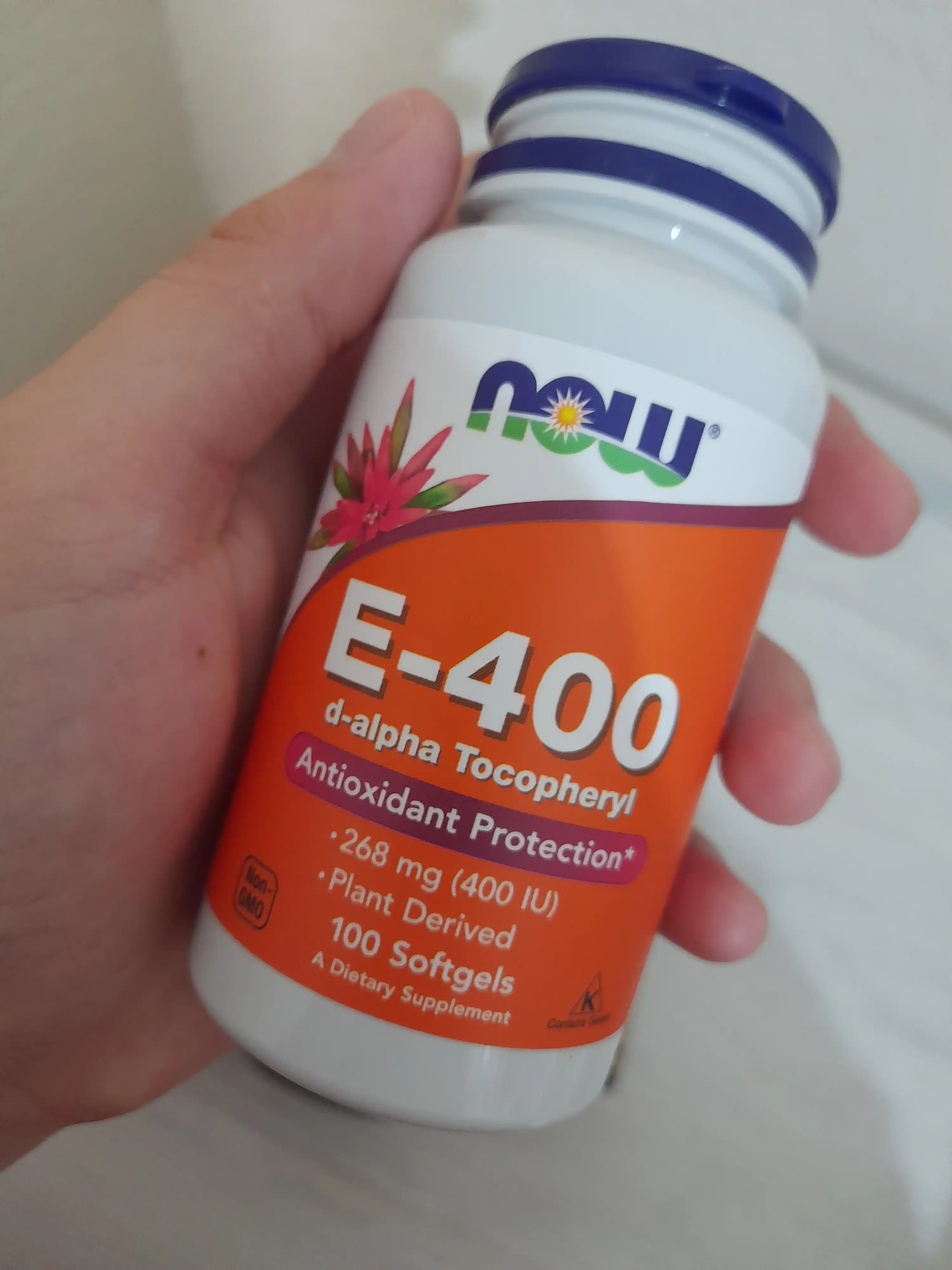 NOW Supplements, Vitamin E, 200 ME va 400 ME, D-Alpha Tokoferil
