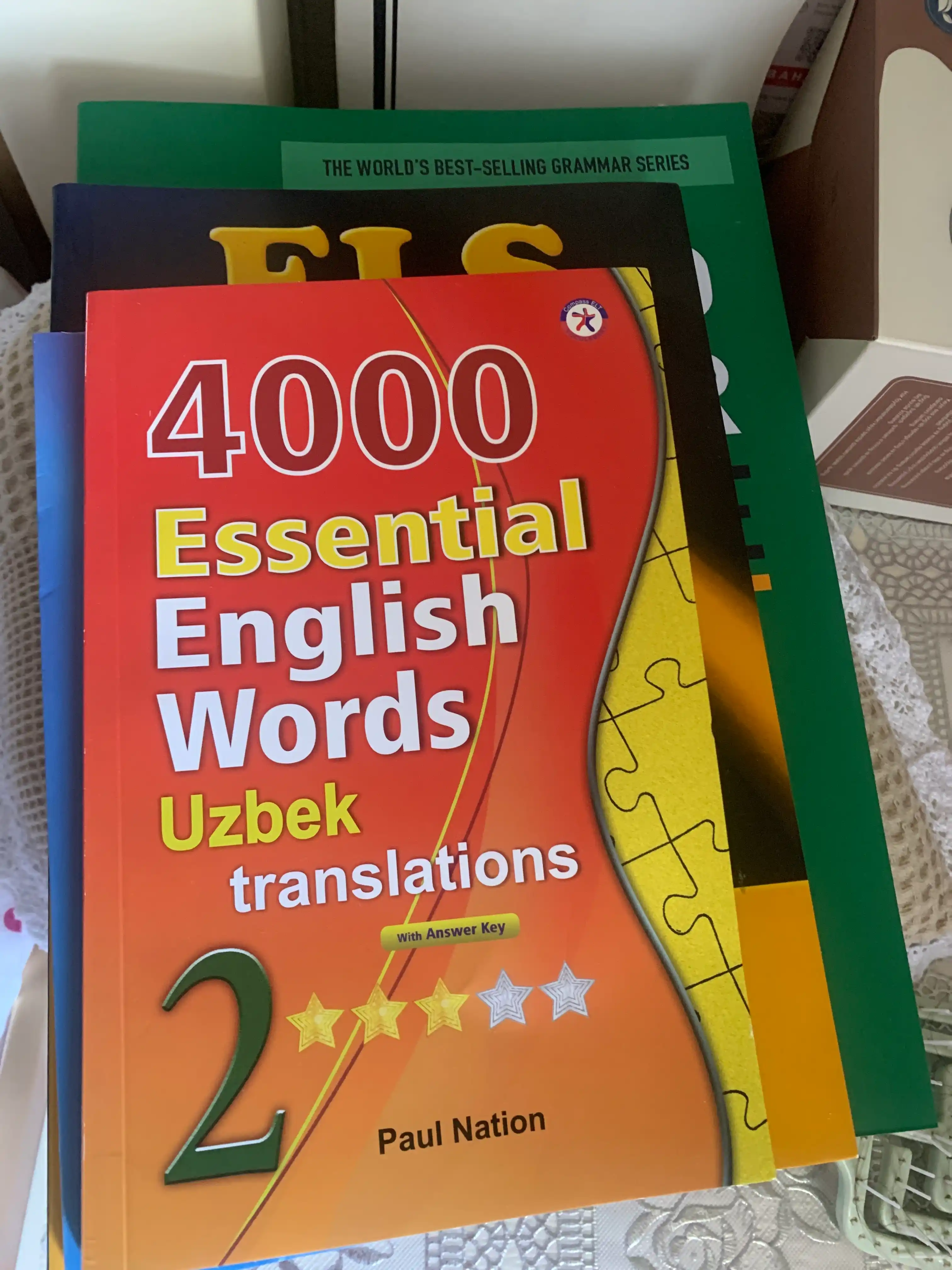 4000 essential english words 1, 2, 3, 4, 5, 6, Uzbek translations