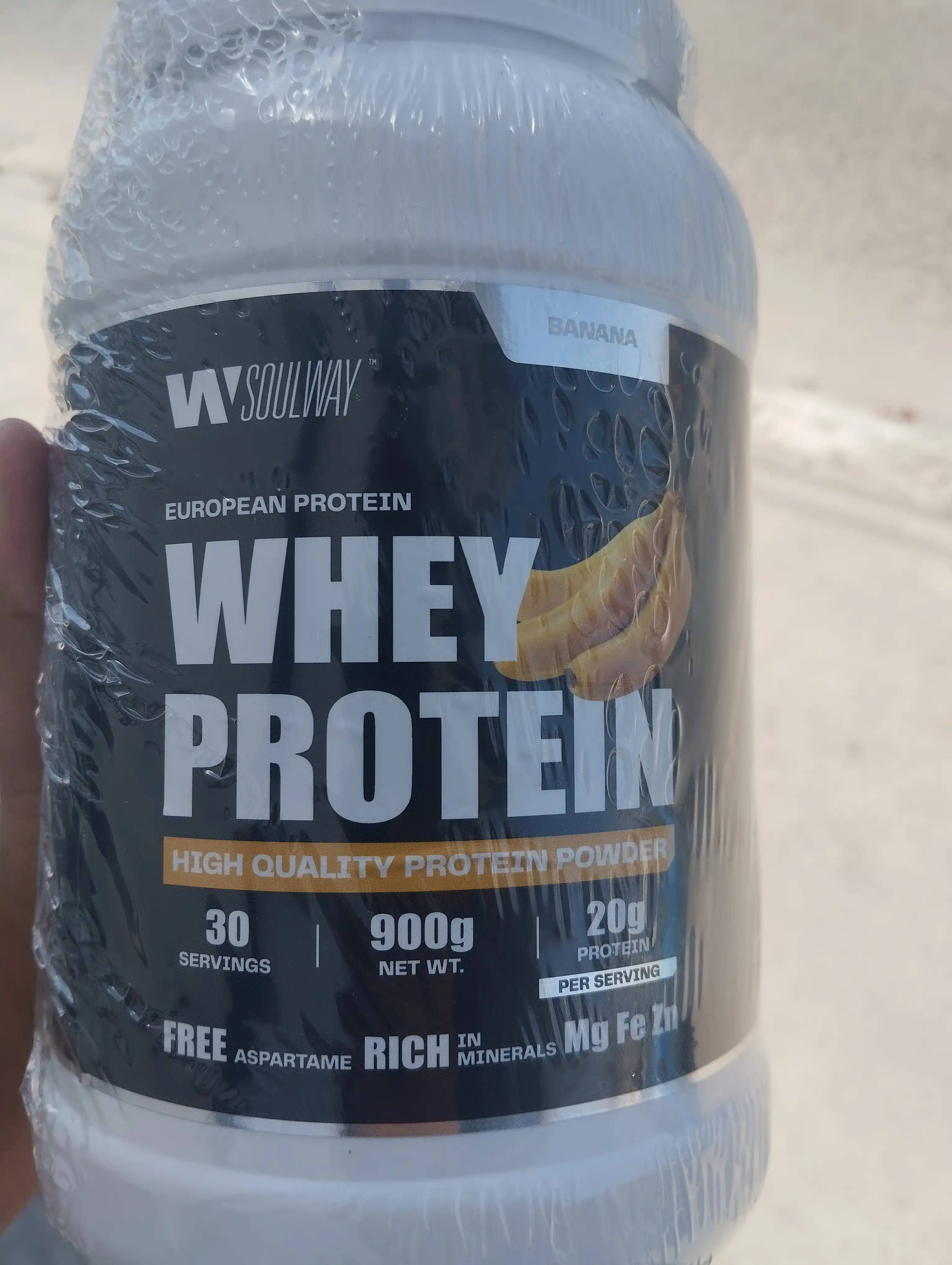 Protein Whey zardobli, Soul Way, Halal, ozish uchun sport ozuqasi