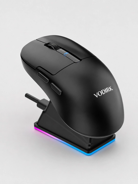 Simsiz sichqoncha, Bluetooth 5.3, RGB yoritish, quvvatlash stansiyasi bilan