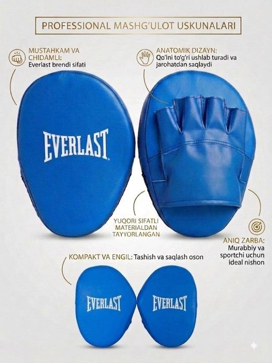 Boks lapasi Everlast, professional mashg'ulotlar uchun - 