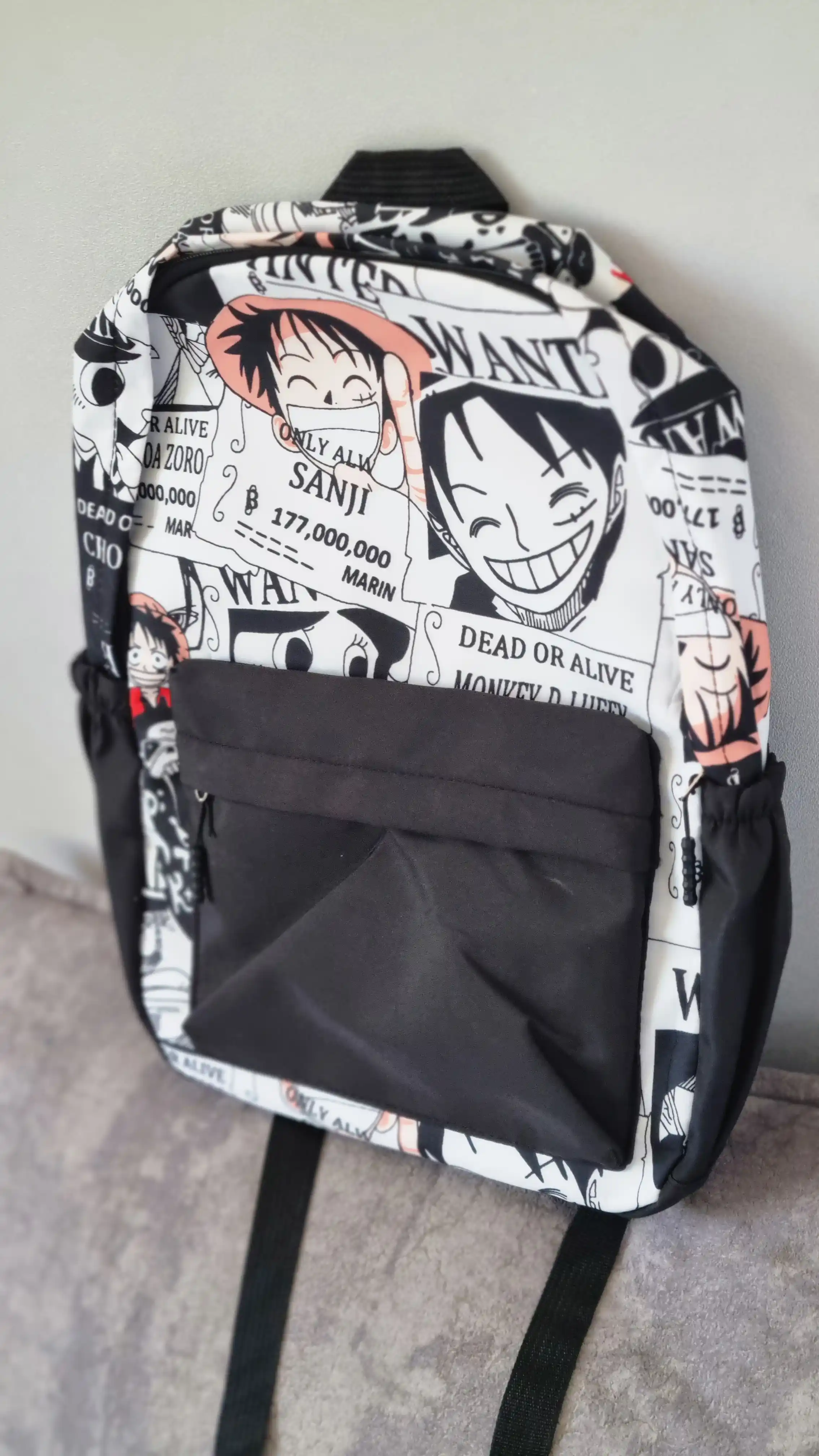 Рюкзак "One piece", вместительный, аниме, мужской, женский, подростковый, школьный