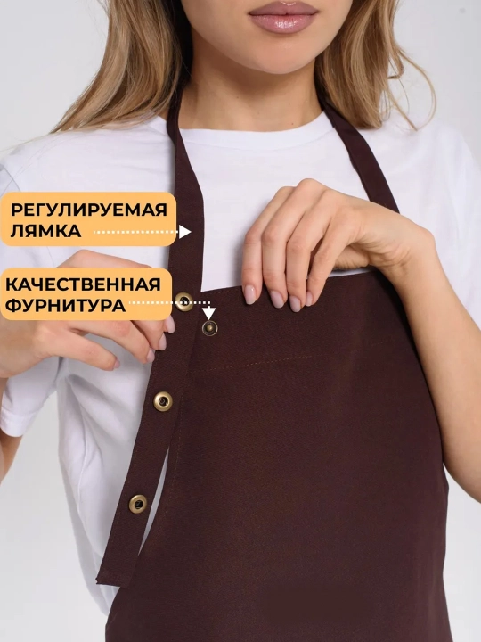 Cho‘ntakli universal oshxona fartugi, oshxona, barbekyu, kafe va uy uchun mo‘ljallangan fartuk